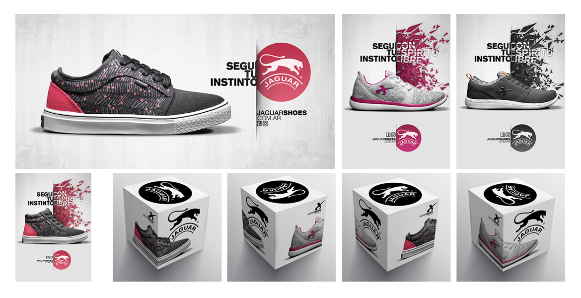Jaguar: campaña Seguí tu instinto, gráficas y cubos de punto de venta