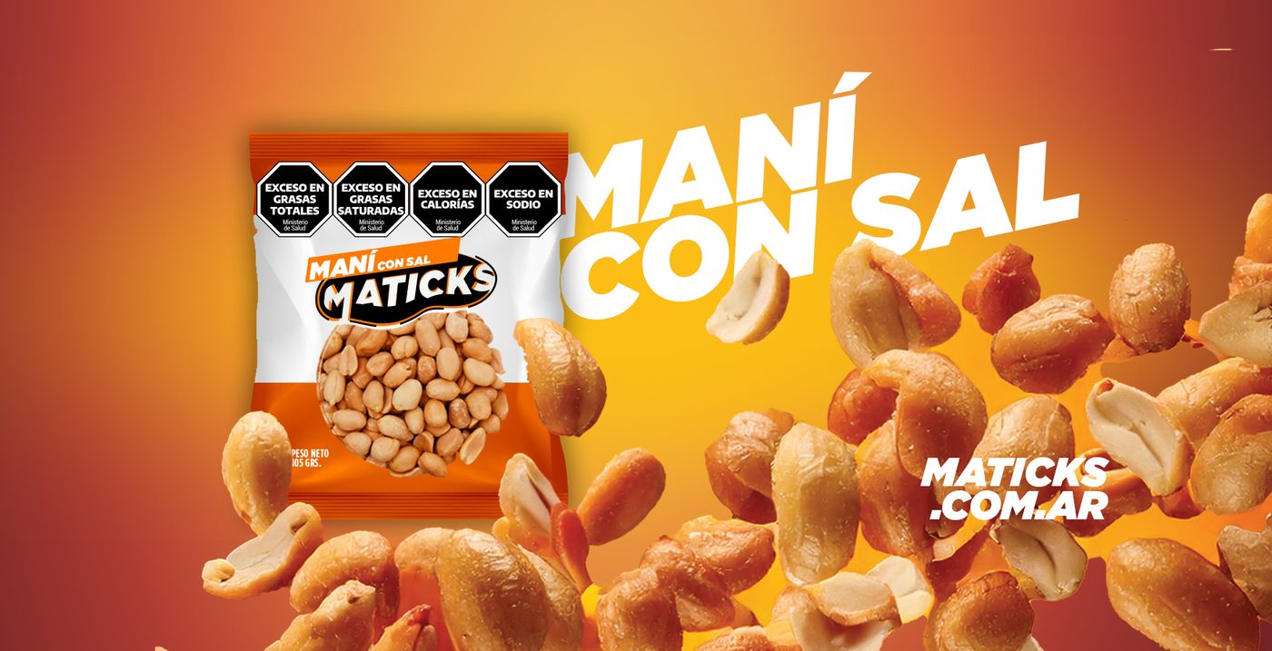 Maticks: maní con sal